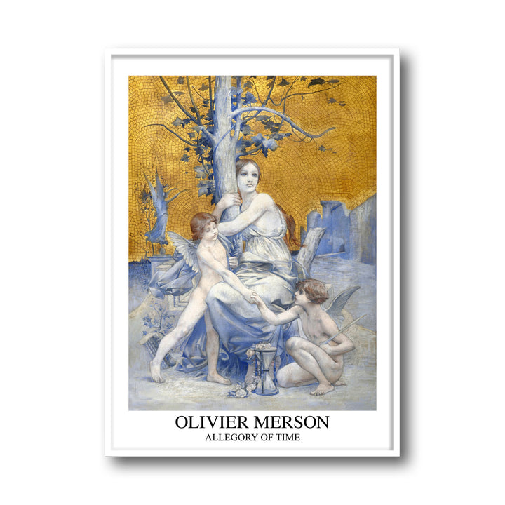 Unique allegory-of-time-olivier-merson- Beautiful framed art print available at Raremango