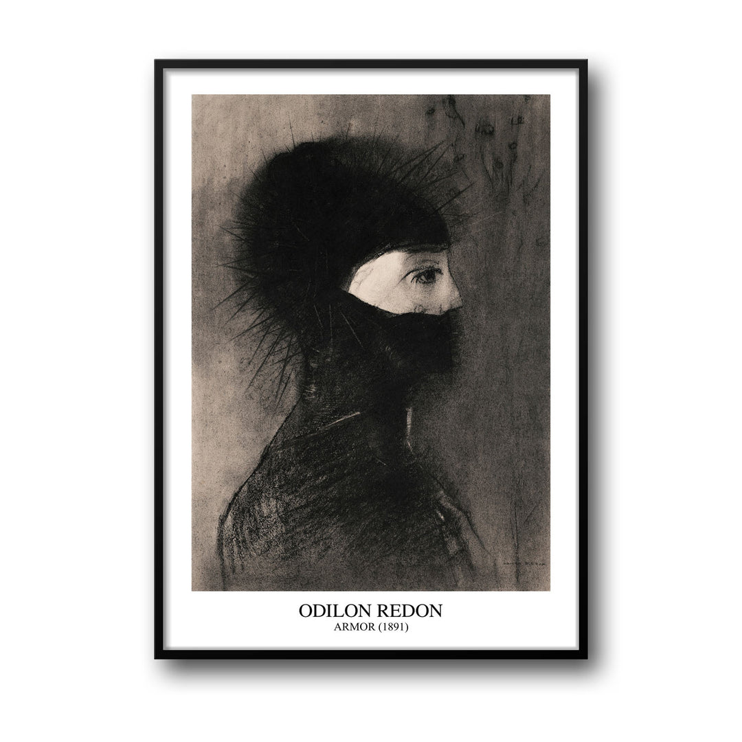 Unique armor-odilon-redon- Beautiful framed art print available at Raremango