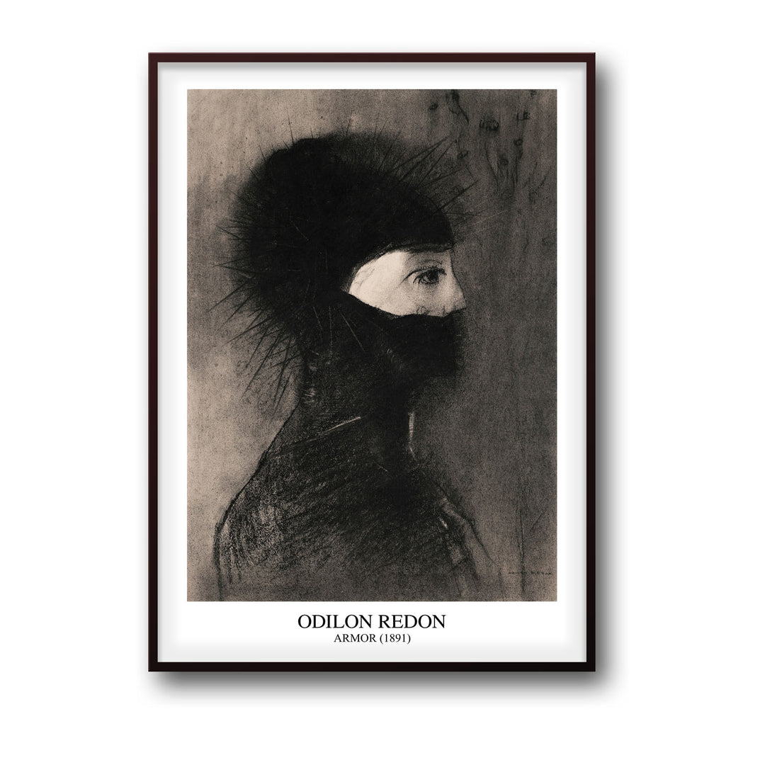 Unique armor-odilon-redon- Beautiful framed art print available at Raremango