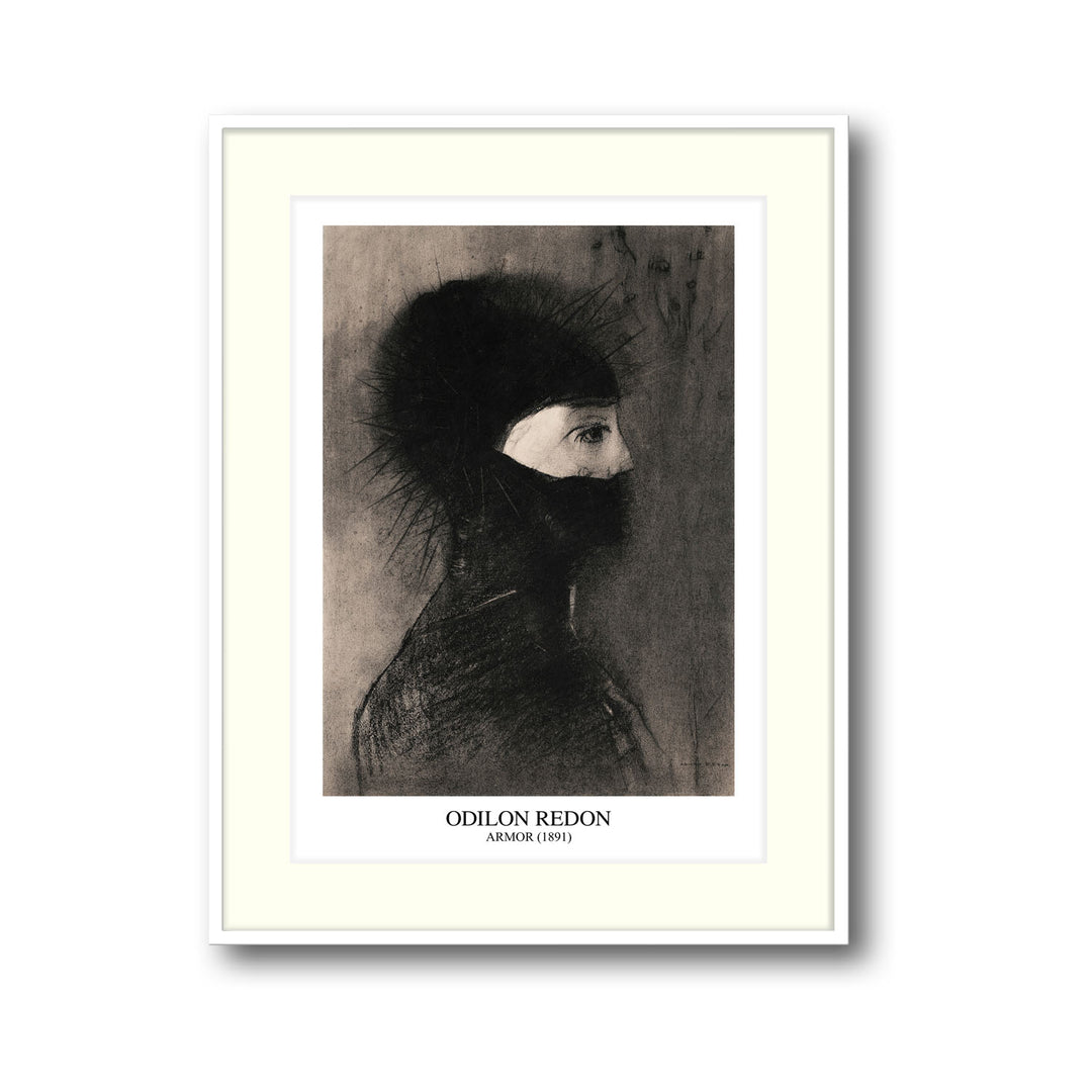 Unique armor-odilon-redon- Beautiful framed art print available at Raremango