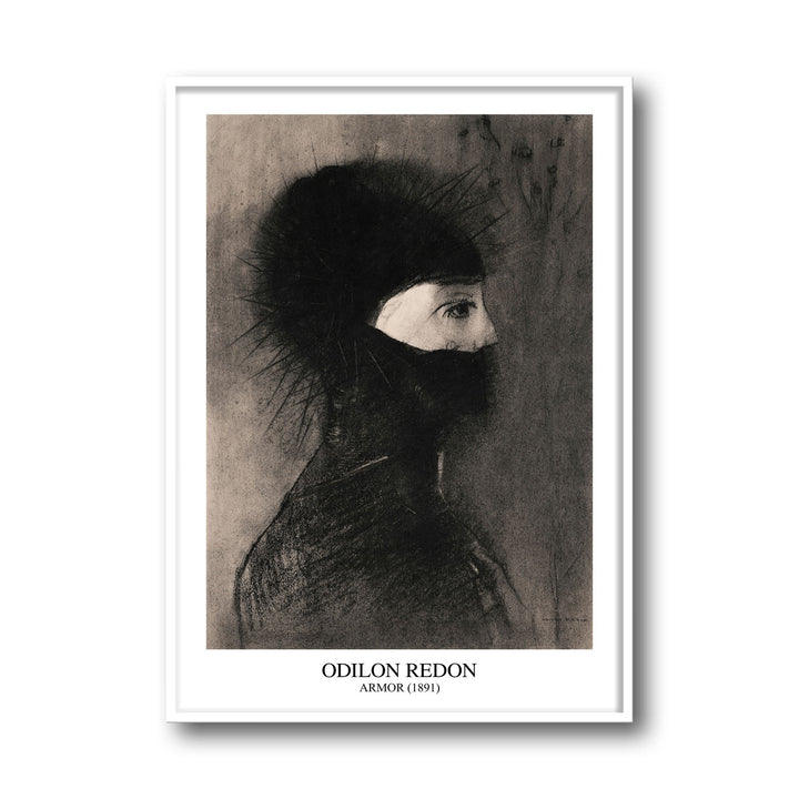 Unique armor-odilon-redon- Beautiful framed art print available at Raremango