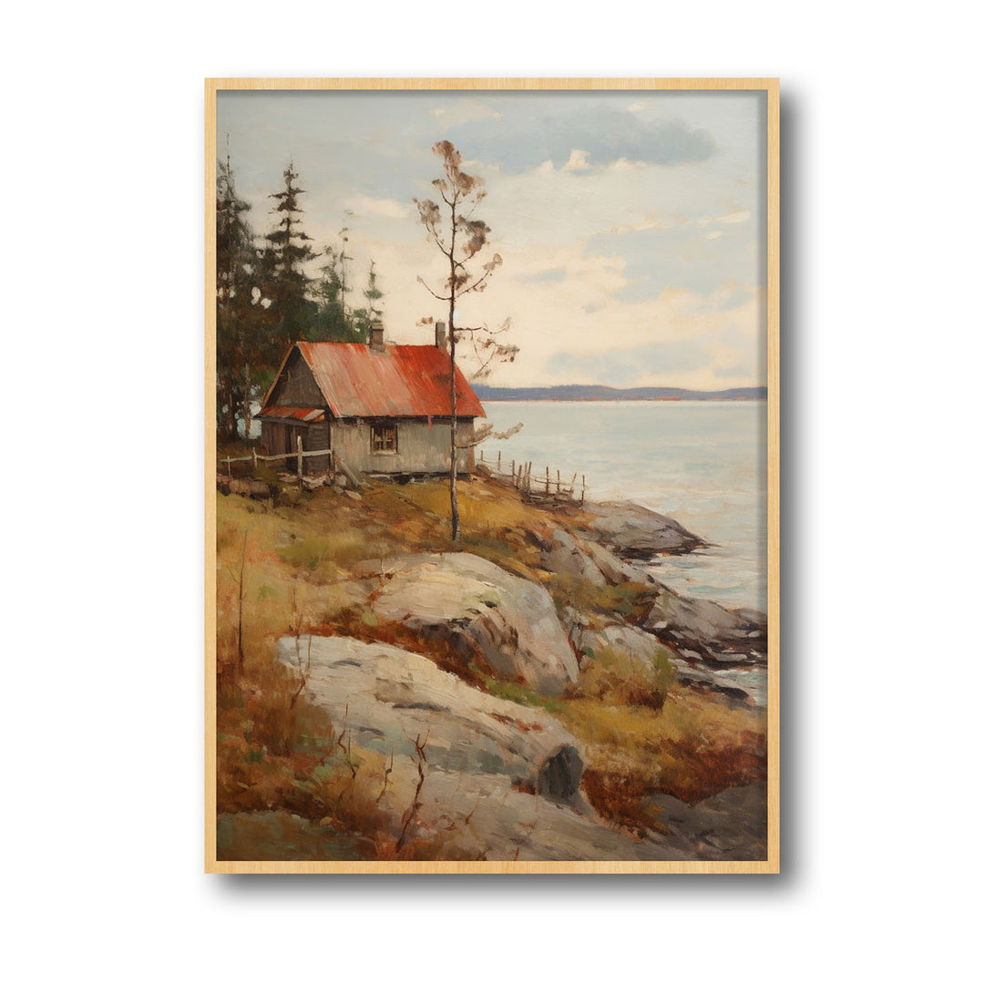 Unique at-the-shore- Beautiful framed art print available at Raremango