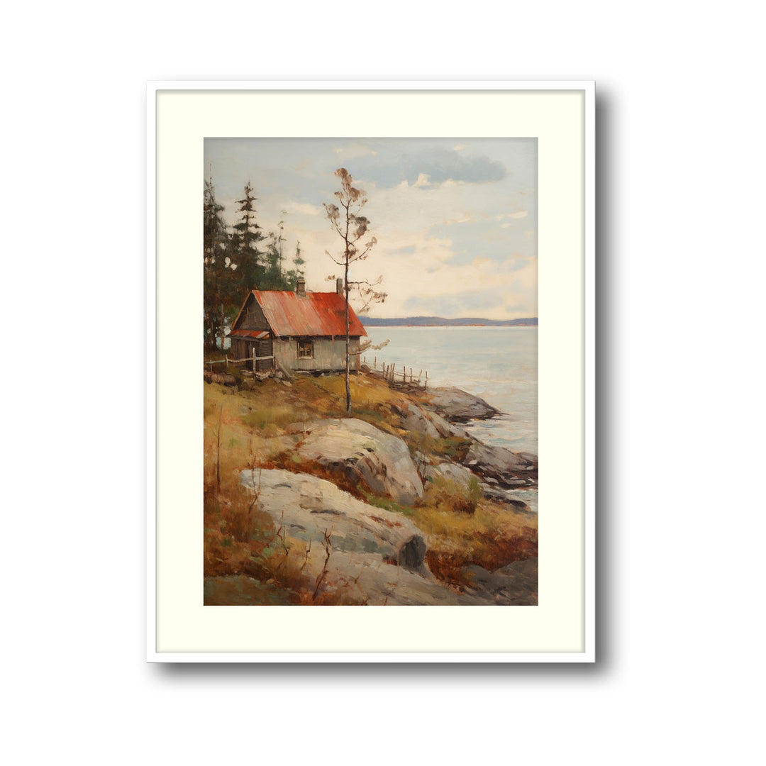 Unique at-the-shore- Beautiful framed art print available at Raremango