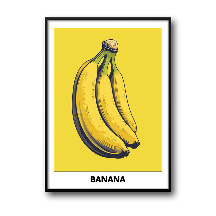 Unique banana- Beautiful framed art print available at Raremango