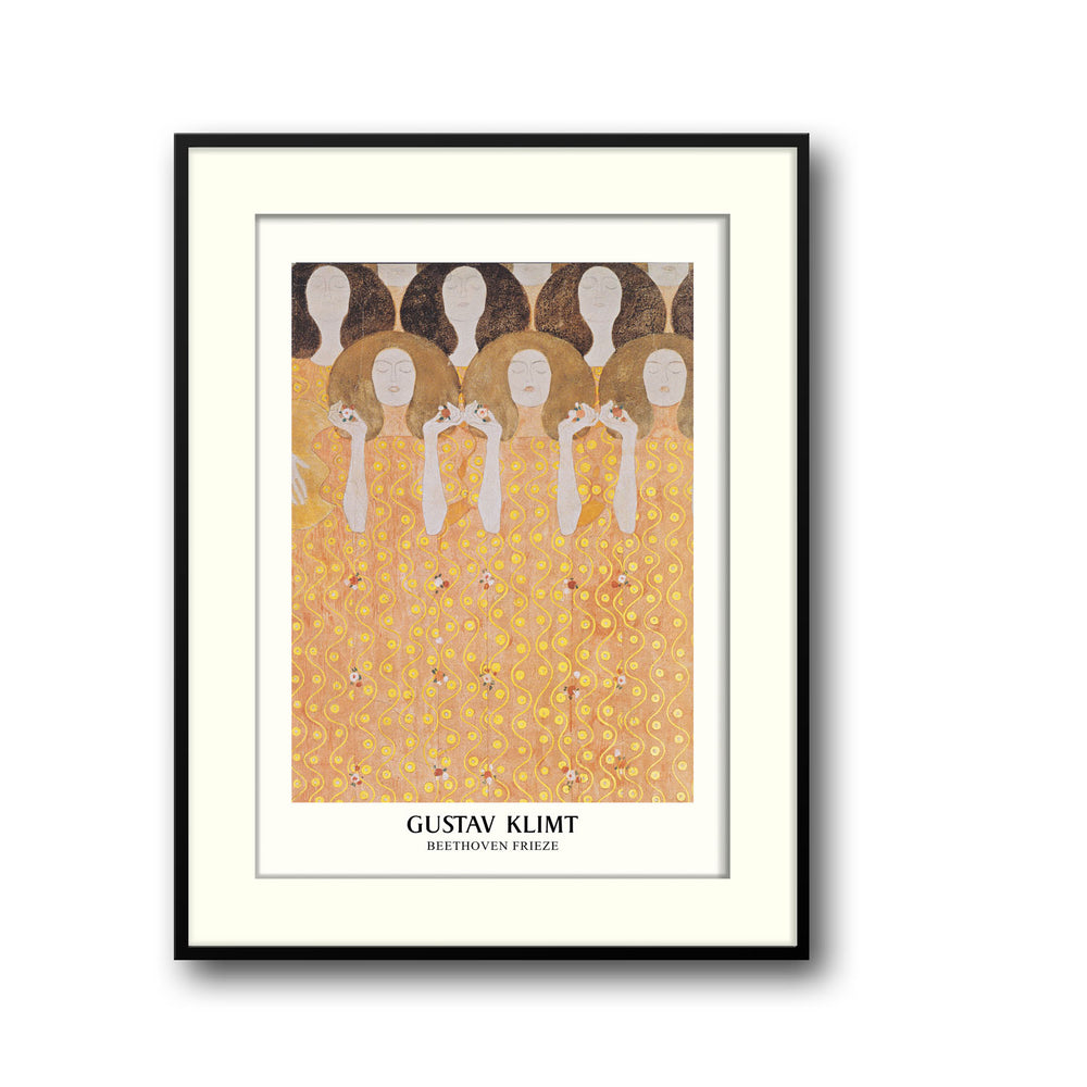 Unique beethoven-frieze-gustav-klimt- Beautiful framed art print available at Raremango