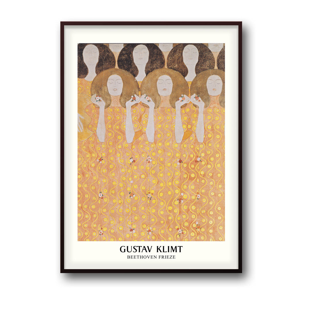 Unique beethoven-frieze-gustav-klimt- Beautiful framed art print available at Raremango