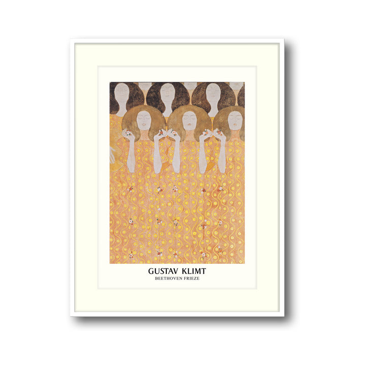 Unique beethoven-frieze-gustav-klimt- Beautiful framed art print available at Raremango