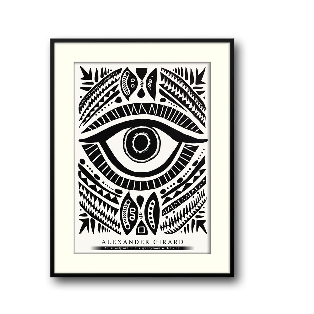 black-eye-alexander-girard canvas art - Shop art for home decor