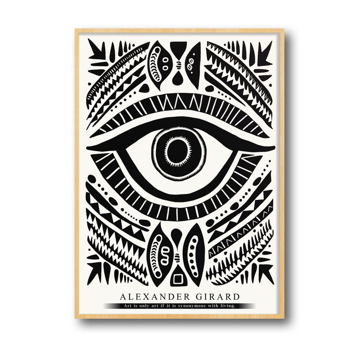 black-eye-alexander-girard canvas art - Shop art for home decor