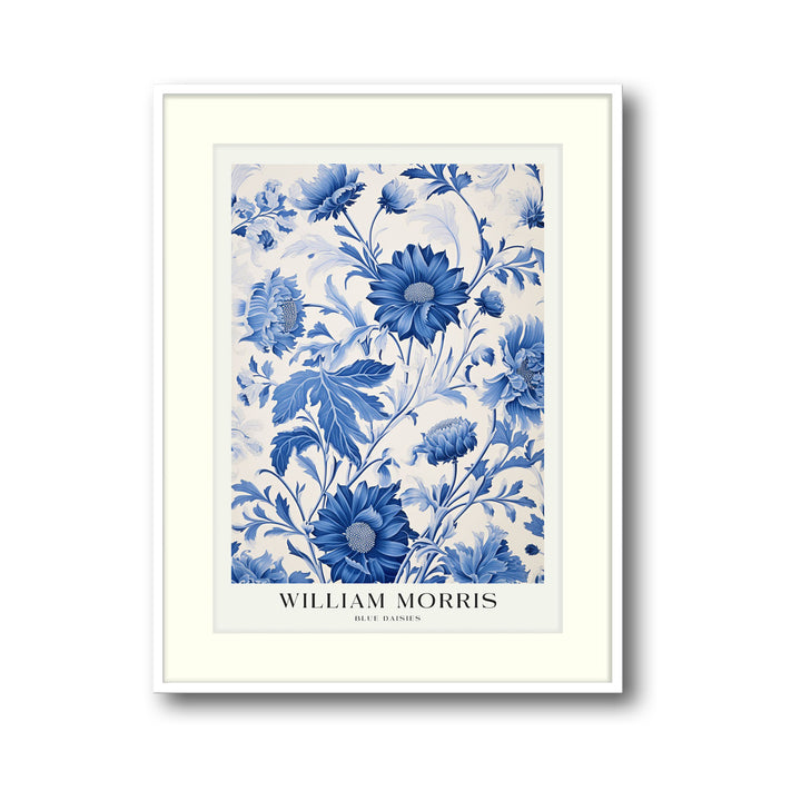 blue-daisies-william-morris canvas art - Shop art for home decor