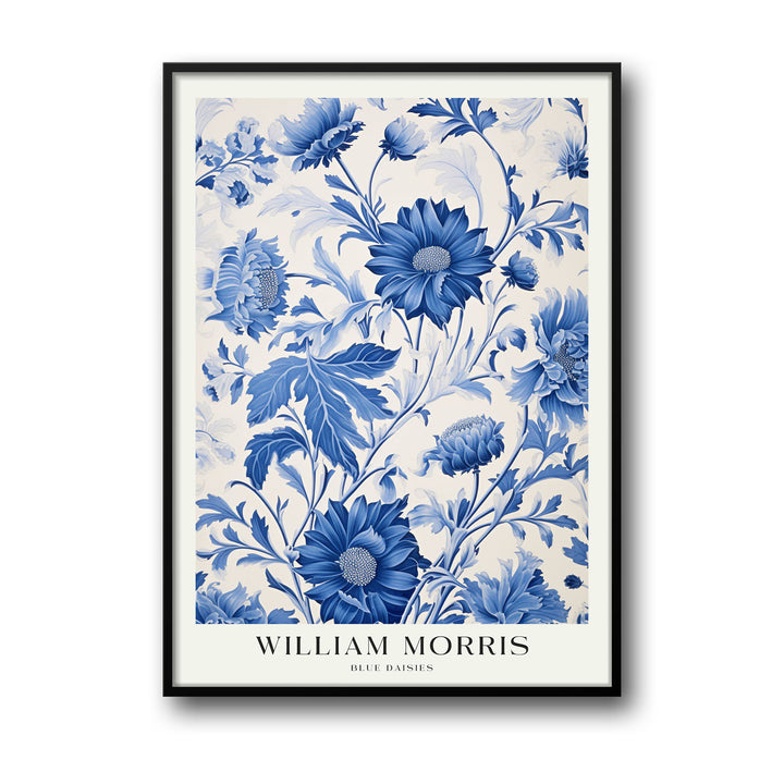 blue-daisies-william-morris canvas art - Shop art for home decor