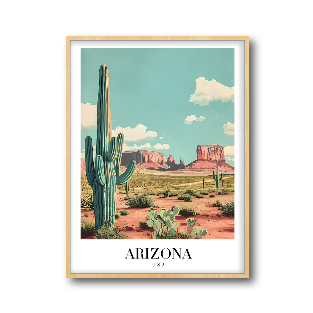 Deserts of Arizona - Cities Paintings