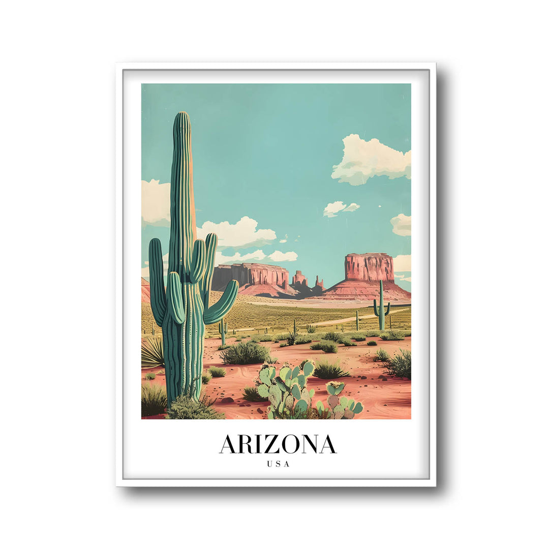 Deserts of Arizona - Cities Paintings