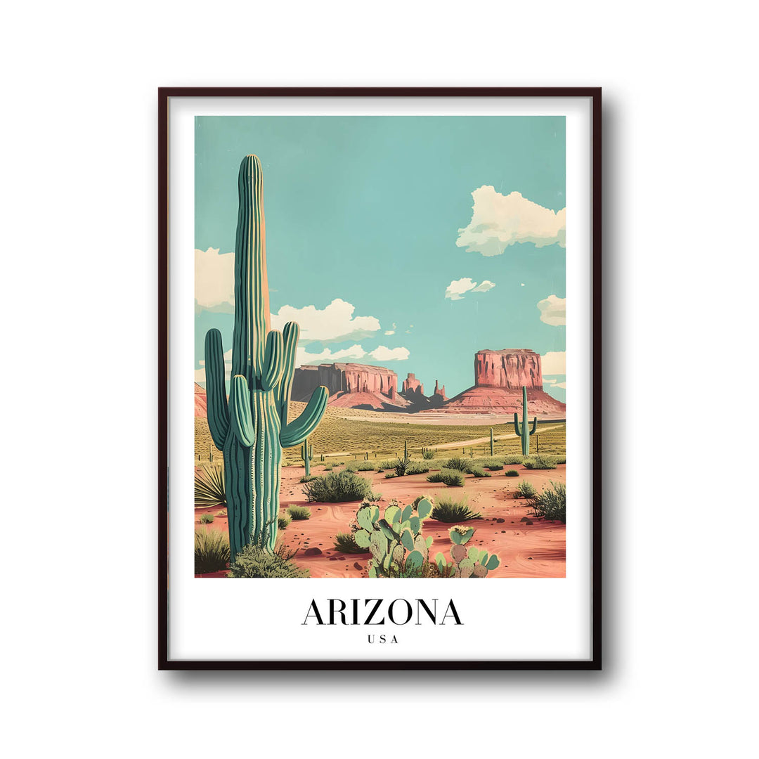 Deserts of Arizona - Cities Paintings