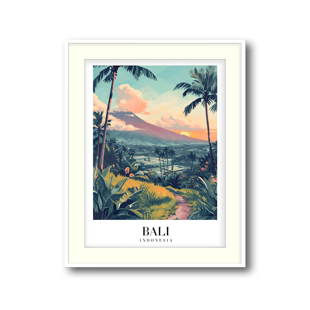 Sunset in Bali - Cities Paintings