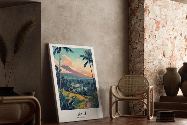 Sunset in Bali - Cities Paintings