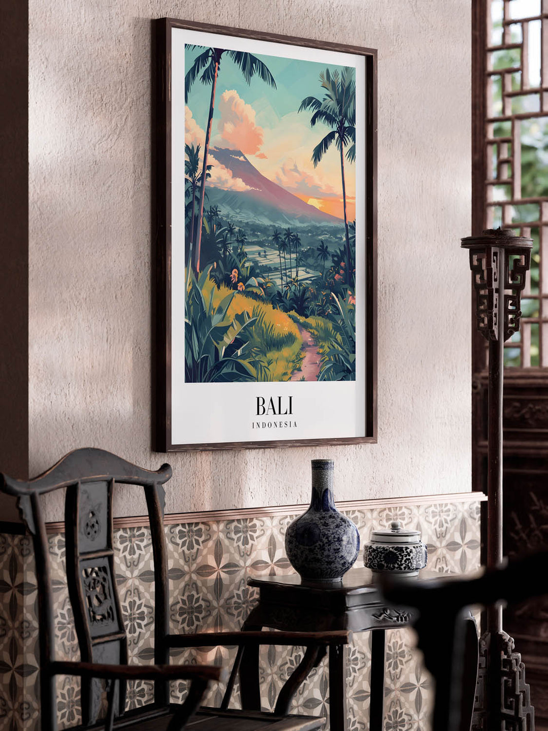 Sunset in Bali - Cities Paintings