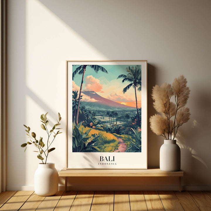 Sunset in Bali - Cities Paintings