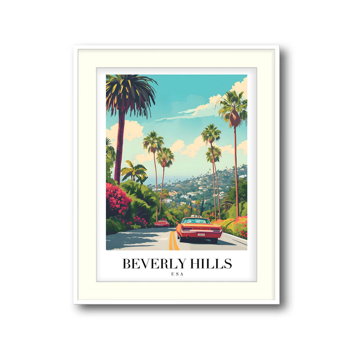 Streets of Beverly Hills - Cities Paintings