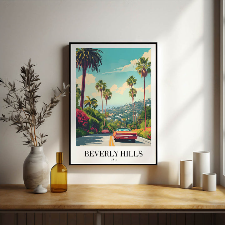 Streets of Beverly Hills - Cities Paintings