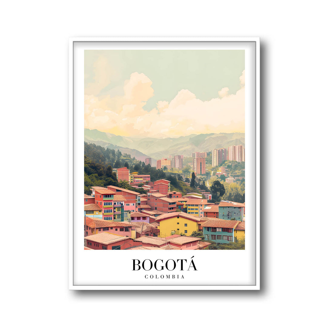 Bogota Cityscape - Cities Paintings