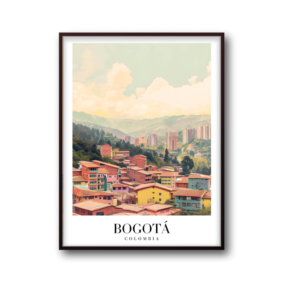 Bogota Cityscape - Cities Paintings