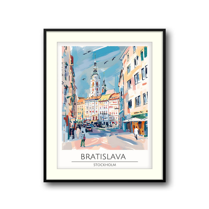 Bratislava | New York - Cities Paintings