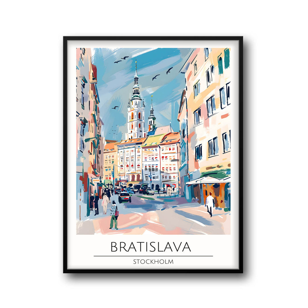 Bratislava | New York - Cities Paintings