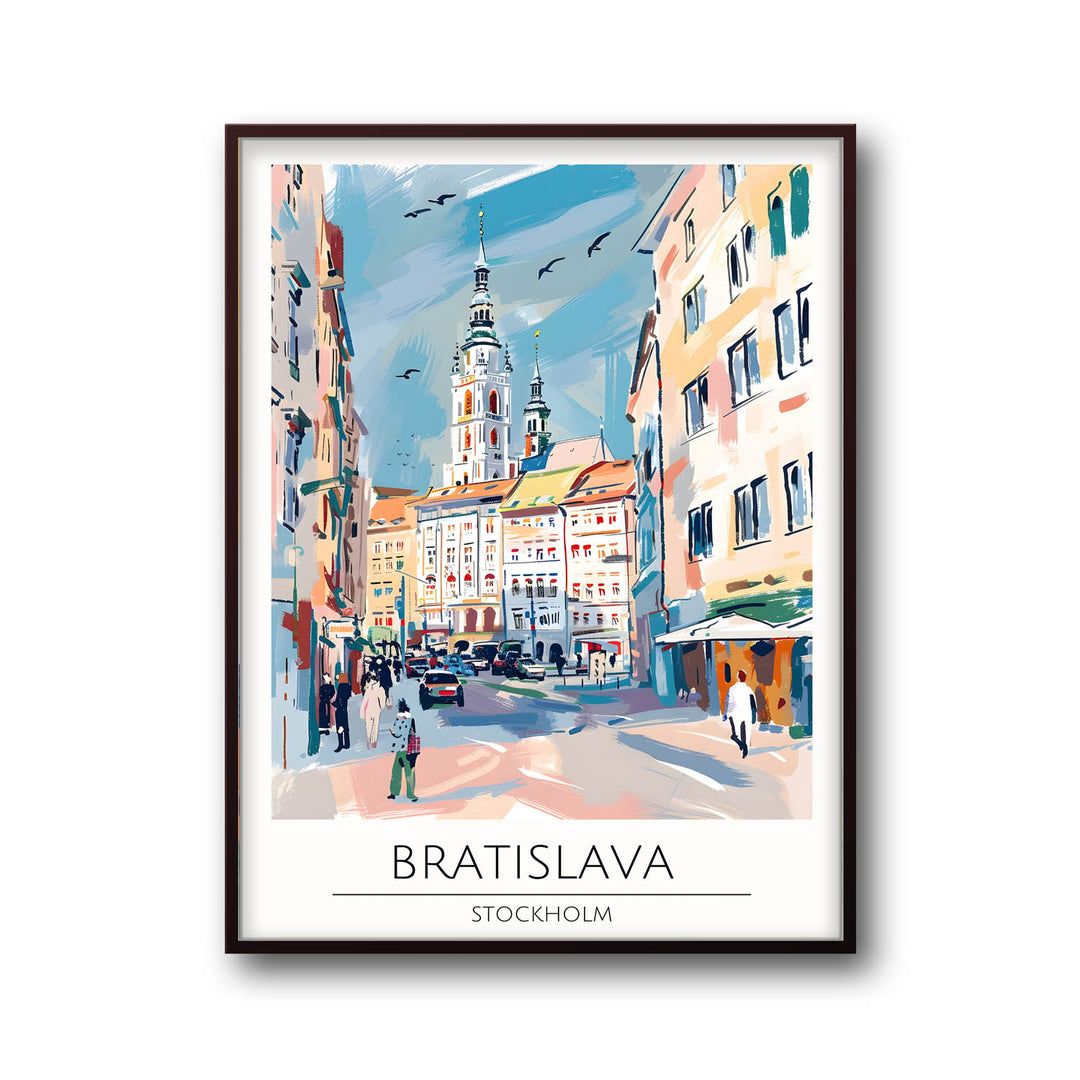 Bratislava | New York - Cities Paintings