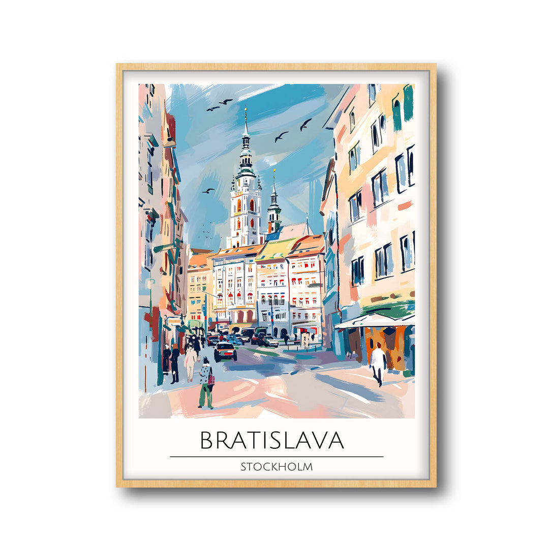 Bratislava | New York - Cities Paintings