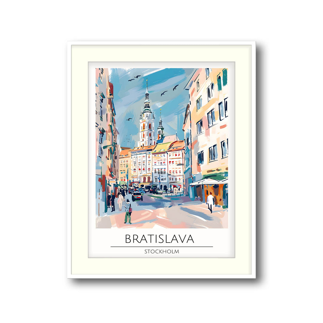 Bratislava | New York - Cities Paintings