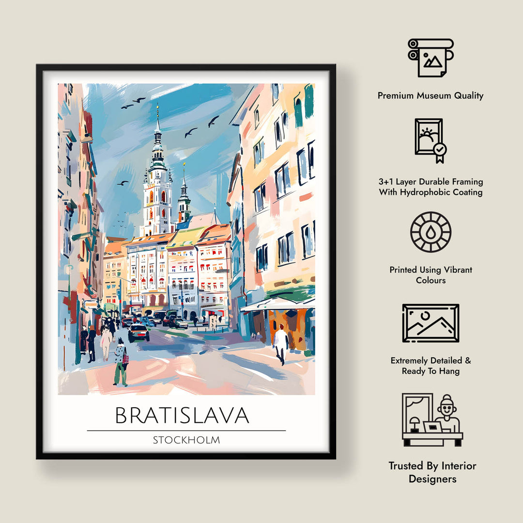 Bratislava | New York - Cities Paintings