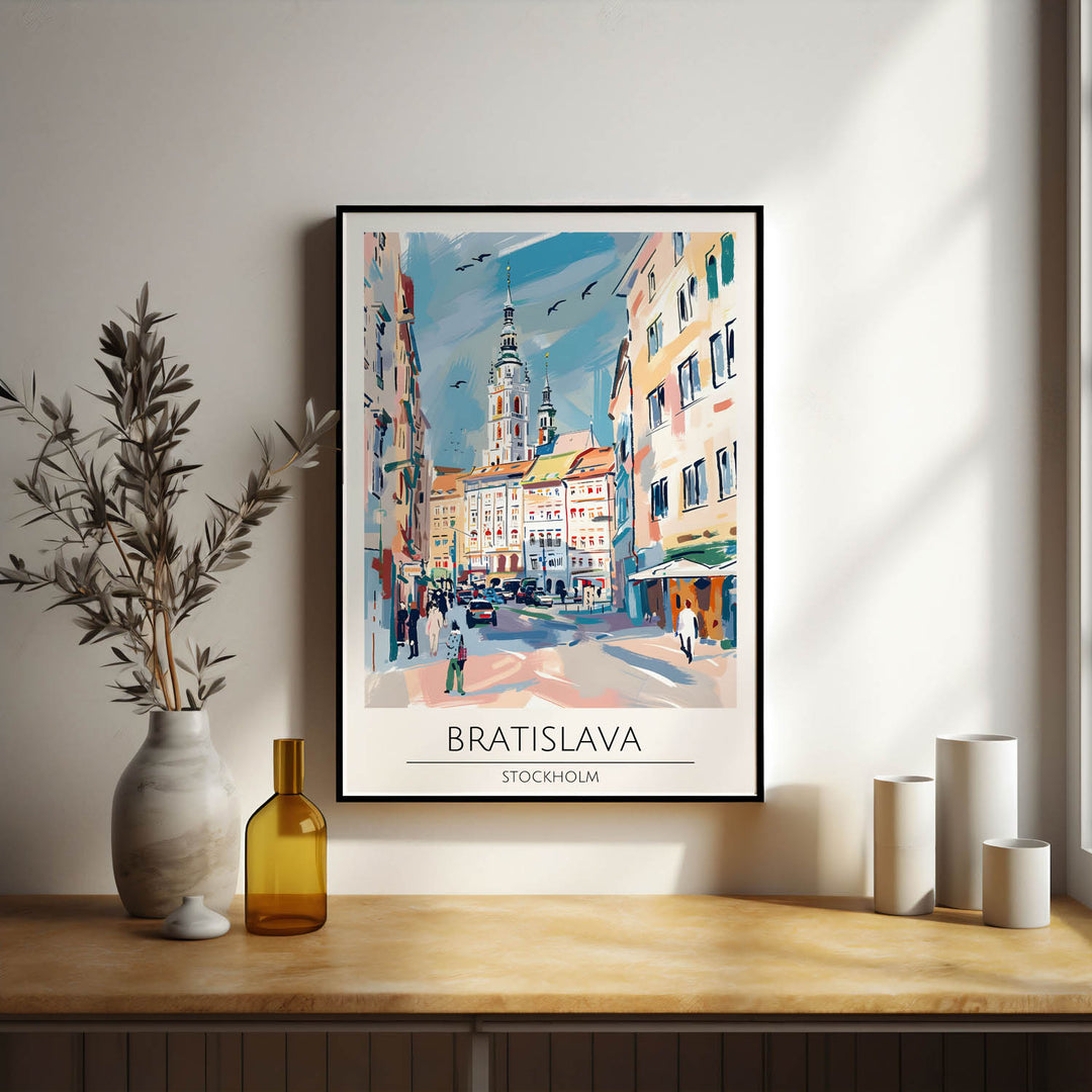 Bratislava | New York - Cities Paintings