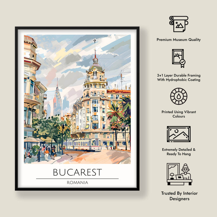 Bucarest - Cities Paintings