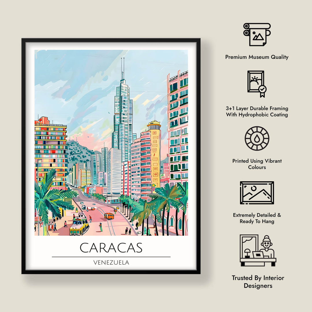 Caracas - Cities Paintings