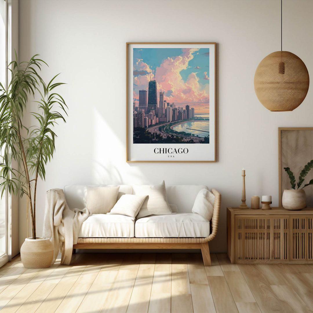 Chicago Skyline - Cities Paintings