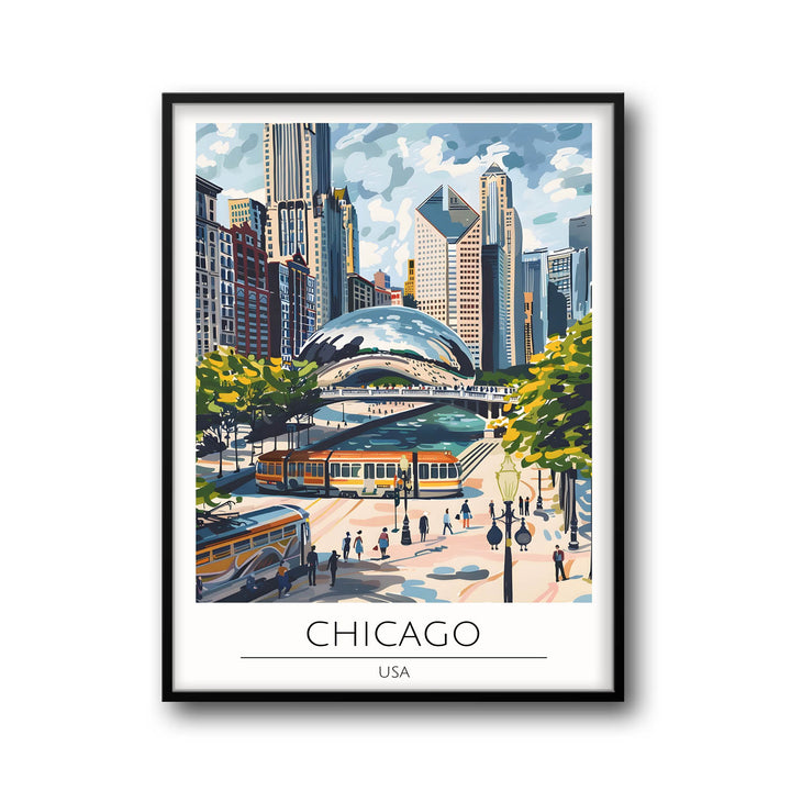 Chicago - Cities Paintings