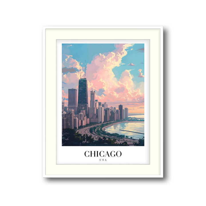 Chicago Skyline - Cities Paintings