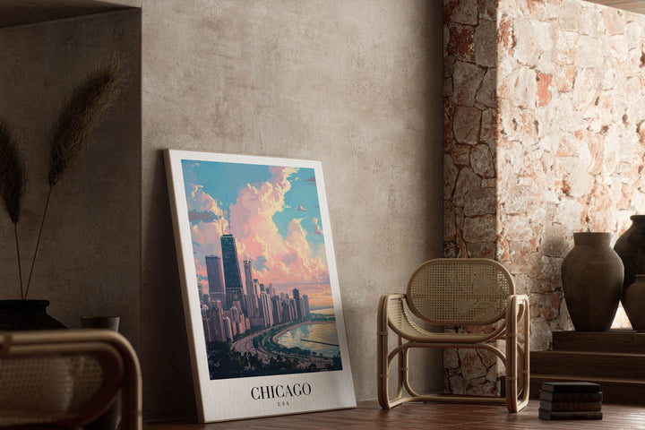 Chicago Skyline - Cities Paintings