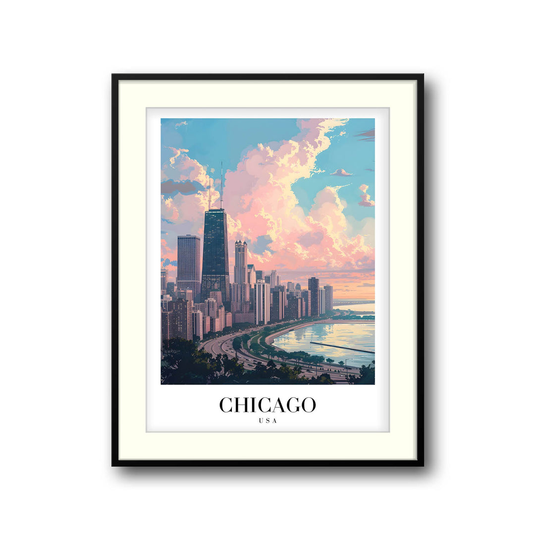 Chicago Skyline - Cities Paintings