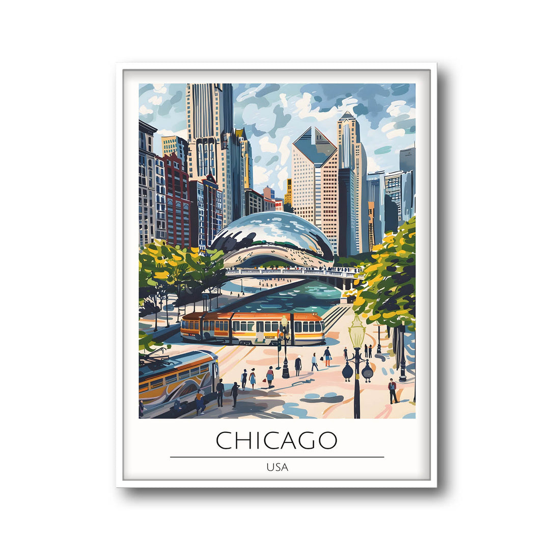 Chicago - Cities Paintings