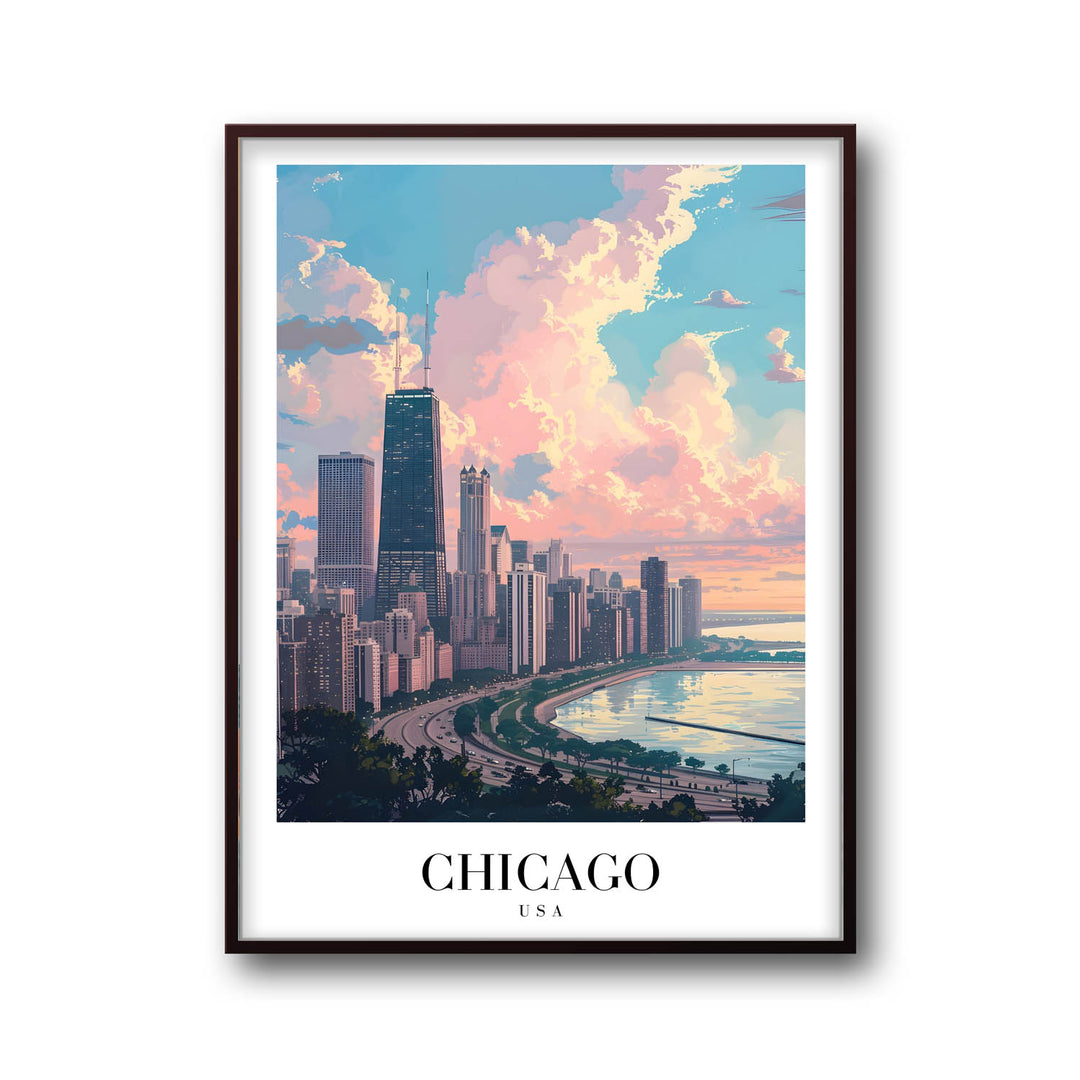 Chicago Skyline - Cities Paintings