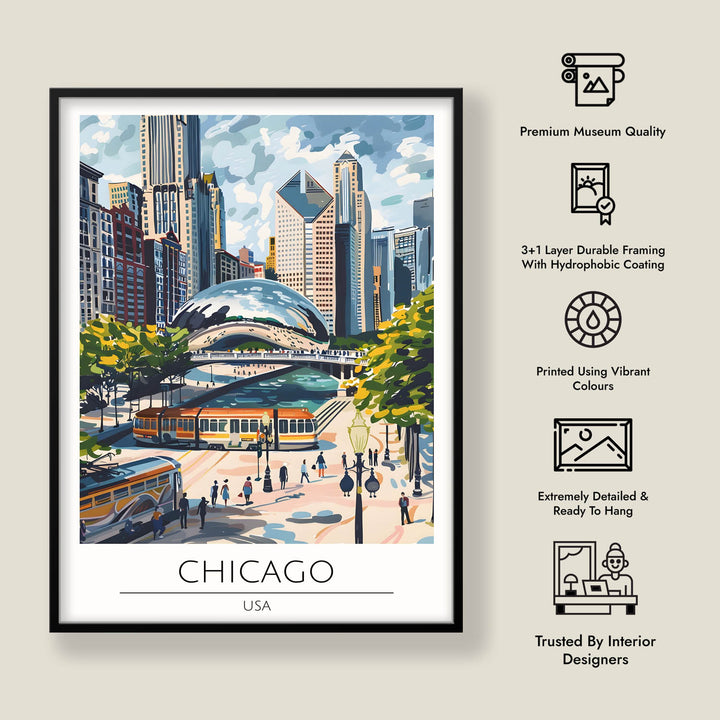 Chicago - Cities Paintings