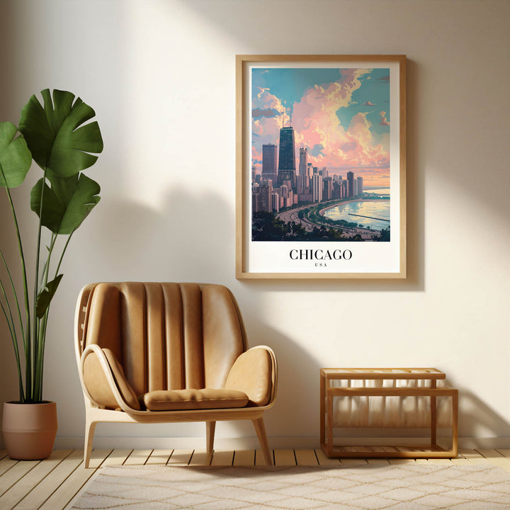 Chicago Skyline - Cities Paintings