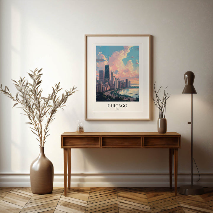 Chicago Skyline - Cities Paintings