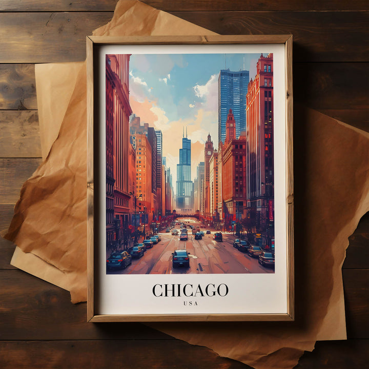 Downtown Chicago - Cities Paintings