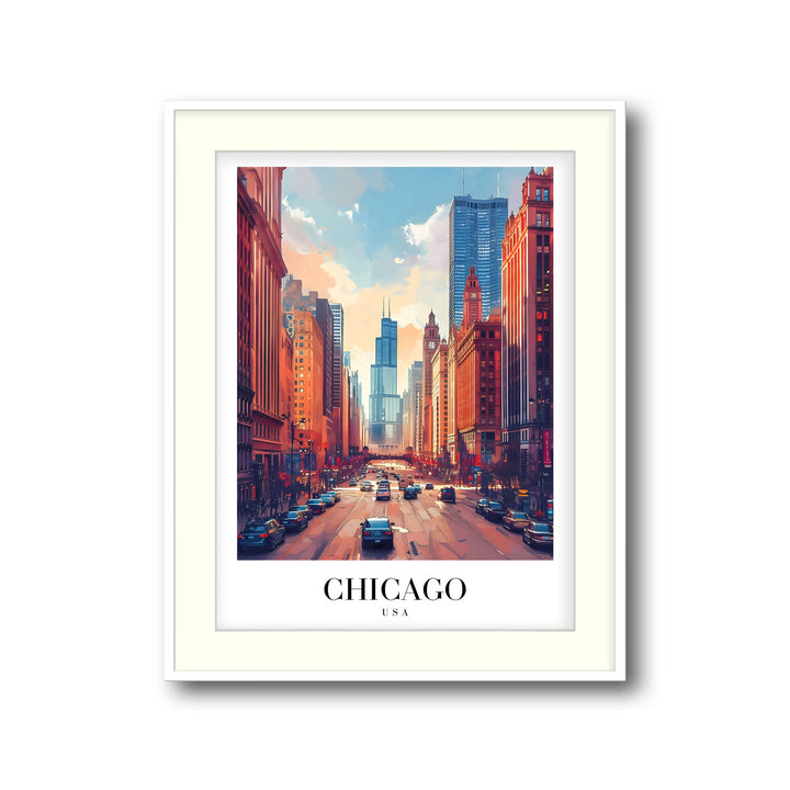 Downtown Chicago - Cities Paintings