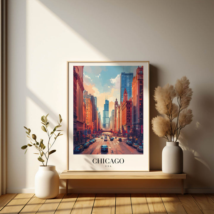 Downtown Chicago - Cities Paintings