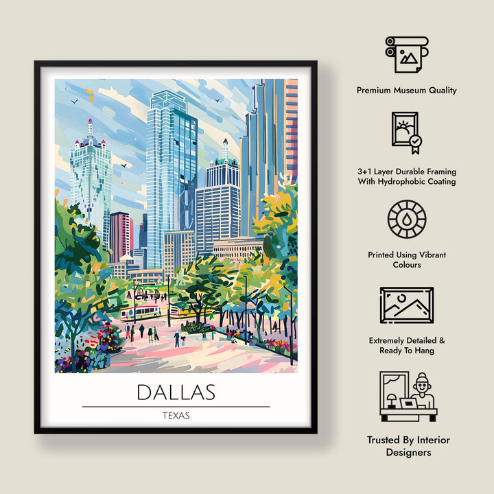 Dallas - Cities Paintings