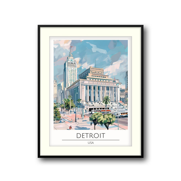 Detroit - Cities Paintings